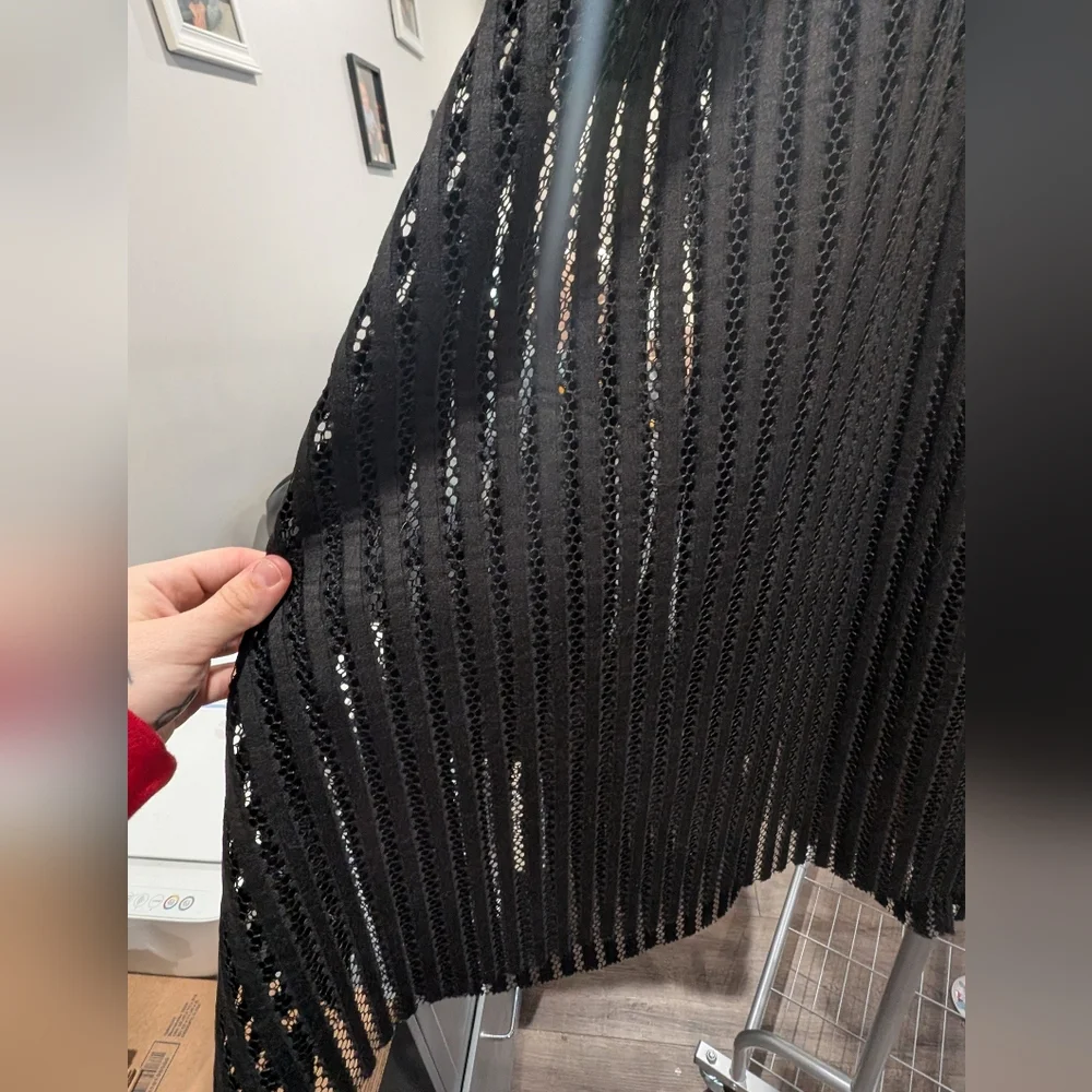 Torrid Black A-Line Skirt Size 14 - Picture 3 of 7